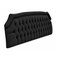 Upholstered Bed Headboard with Diamond Button Tufting, Curved Top Design and Padded Fabric Finish, SCAH200, 200cm, Dark Grey