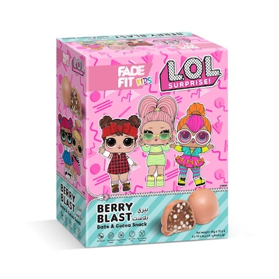 Fade Fit Kids Berry Blast Energy Balls, 45g