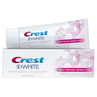 Crest 3D White Whitening Therapy Whitening Sensitive Toothpaste, 75ml