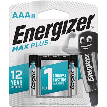 إنرجايزر ماكس بلس AAA بطاريات قلوية حزمة من 8