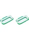 ORiTi 2 Pcs Plastic Portable Trash Bag Rack Holder Hanging Trash Garbage Bag Holder Space-Saving Garbage Hooks for Kitchen Cupboard