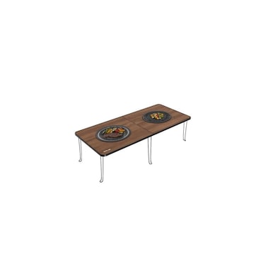 Fold Grill Mate Camping BBQ Table &ndash; Foldable, Portable, Charcoal Grill