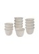 12Pc Bone China Cawa Cup Set 80ml each RF12827 Multicolor