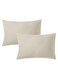 Xclusives Premium Beige King Pillow Cases - 2 Piece Set Pillow Cover - Soft Brushed Microfiber Fabric - Pillow Case Size (20 x 40 Inches) by Infinitee Xclusives