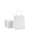 Packing Kraft Paper Bag White Twisted Handle 32x28x16 cm Paper Party Bags Hen Party Bags Kraft Paper Bag Bride Birthday Gift Bag Wedding Celebrations Bags For Party Favour Pack of 10 Pieces