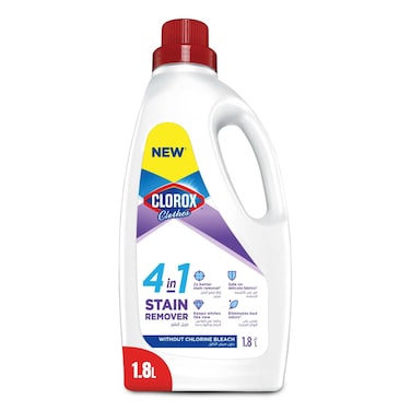 Clorox Clothes Liquid Stain Remover and Supreme Whitener For White Clothes 1.8L