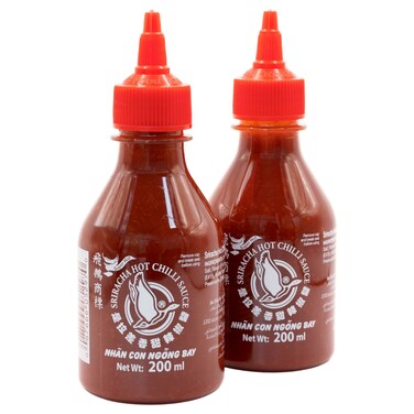 Flying Goose Super Hot Sriracha Hot Chilli Sauce, 200g Pack of 2