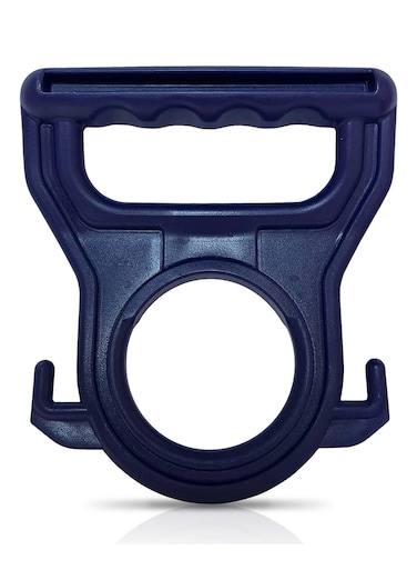 Easy To Use 24 Water Bottle Handle with Ergonomic Grip &acirc;&euro;&ldquo; Slip-Free 5 Gallon Jug Holder for Lifting, Moving, and Transporting 20-25 Liter Water Barrels, Blue