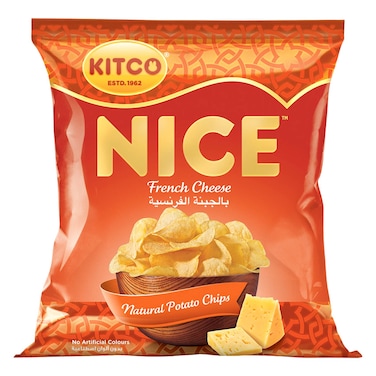 Kitco Nice French Cheese Natural Potato Chips, 14g