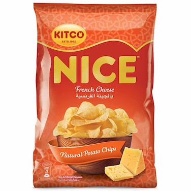 Kitco Nice French Cheese Natural Potato Chips, 14g, Pack of 21