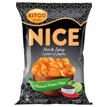 Kitco Nice Hot and Spicy Potato Chips, 170g