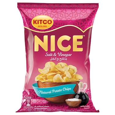 كيتكو نايس رقائق البطاطس بالملح والخل 170 غرام