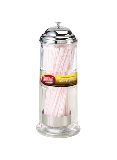 TableCraft Straw Dispenser, Includes Straws