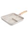Nonstick Divided Grill Pan, 3-in-1 Square Egg Skillet with Bakelite Handle, Versatile Breakfast Grill for Cooking Eggs, Steak, and Bacon, Compatible with Induction, Gas, and Electric Cooktops