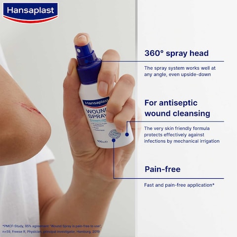 Hansaplast Wound Spray, Antiseptic, 100ml