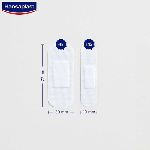 Hansaplast Sensitive Wound Plasters, Skin Friendly, Non-stick, 20 Strips