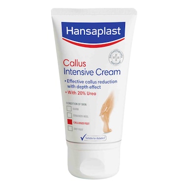 Hansaplast Dry Feet Cream, Moisturizing, 10% Urea, 100ml
