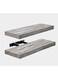 Floating Wall Shelves Rectangular 40cm Ash Grey 40 x 19.50 x 3.80cm