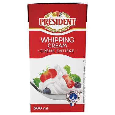 President Whipping Cream, 500ml