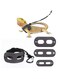 TOMVAES Leather Bearded Dragon Harness and Leash Set with Nylon Rope, Non-Toxic and Comfortable for Reptiles, Includes 3 Sizes for Small Pets, Ideal for Bearded Dragons, Lizards, Guinea Pigs, Ferrets