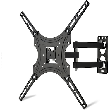 حامل تلفاز أحادي ذراع BEETEC TF-X400 لشاشات التلفاز LCD و LED من 23 إلى 55 بوصة بقدرة تحمل تصل إلى 35 كجم / 77 رطل ومعايير VESA ما يصل إلى 400x400، ذراع مفصلية لتوفير حركة كاملة، أسود.