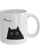 Your Wall Meow Cat Lover Mug &acirc;&euro;&ldquo; Black Cat Coffee Cup Gift For Women And Girls By Spoil Your Wall