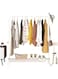 Dubai Gallery Clothes Organizer And Metal Stand White 110X40X150Cm