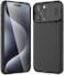 Camera Protective Cover Case for iPhone 15 Pro (6.1"), Slider Camera Protection, Anti-Scratch &amp; Shockproof, Slim, Black Camshield (iPhone 15 Pro)