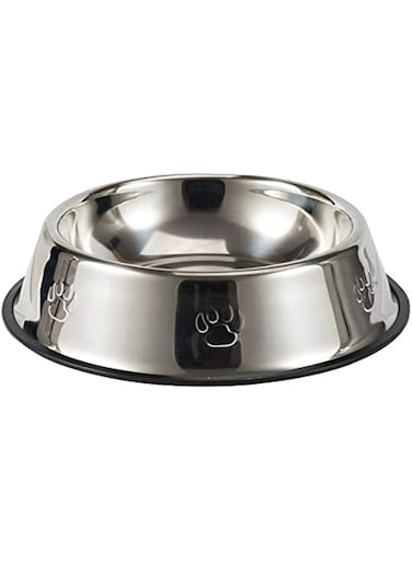 Nibao Stainless Steel Food Bowl and Water Bowl for Dog and Cat, Pet Feeding and Watering Container With Non Skid Rubber Base.