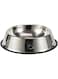 Nibao Stainless Steel Food Bowl and Water Bowl for Dog and Cat, Pet Feeding and Watering Container With Non Skid Rubber Base.