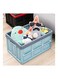 Large Multifunctional Thickened Foldable Storage Box Blue