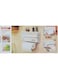 Kitchen Triple Paper Dispenser, White