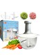 Hand Pressed Food Chopper And Salad Mixer And Handy Manual Non-Electric Food Processor And Vegetable Mixer And Grater Slicer Dicer 1.5Ltr