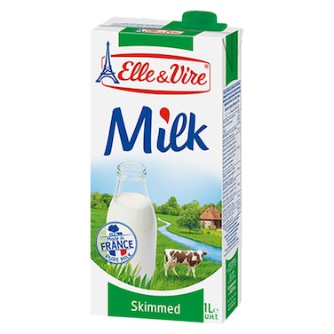 Elle &amp; Vire UHT Skimmed Milk, 1L