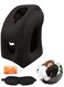 Airplane inflatable travel pillow Inflatable neck pillow is used for sleeping to avoid neck and shoulder pain Support the head, neck and waist Suitable for aircraft, cars, buses and offices