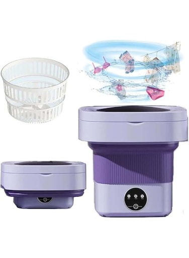 MOLOR Portable Washing Machine, Mini Laundry Washer with 3 Modes Cleaning for Underwear,with Disinfection Function Foldable Washer and Dryer Combo for Apartment, Home, Hotel, Camping,RV