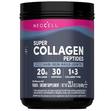 ببتيدات الكولاجين الفائقة من نيوسيل، بدون نكهة، مسحوق، 21.2 أونصة، عبوة واحدة