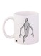 Ghostfreak Printed Ceramic Coffee Mug White/Grey 11ounce