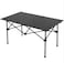 Black foldable outdoor camping party picnic fishing table