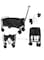 Garden Cart Folding Trolley Cart Outdoor Wagon Collapsible with Removable Fabric Festival Garden Camping Picnic Cart Supports Max 100kg Portable Transport Trailer