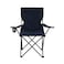 Portable Folding Camping Chair with Cup Holder Foldable Fishing Camping Chair - Outdoor Picnic Chair With Carry Bag Perfect For BBQ Beach Chair - Black