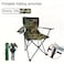 Portable Folding Camping Chair with Cup Holder Foldable Fishing Camping Chair - Outdoor Picnic Chair With Carry Bag Perfect For BBQ Beach Chair