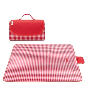 picnic mat moisture-proof mat outdoor supplies tent mat grass mat widened picnic cloth for picnic - Red