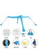4 Poles Beach Tent Canopy &ndash; UPF50+ Lycra Sun Shade, Windproof Outdoor Sun Shelter with Stability