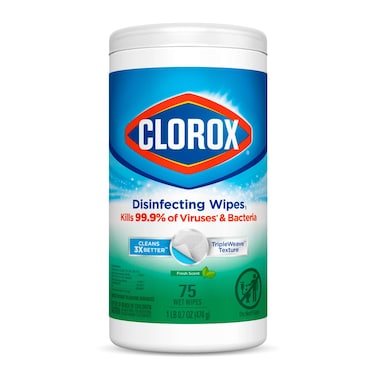 Clorox Disinfecting Wipes Fresh Scent  75 Wet Wipes