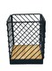 Square Metal Cutlery Holder 11cm*11cm*14cm, Black