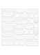 25pcs Clear Plastic Drawer Organizers, Featuring 4 Versatile Sizes for Bathroom, Vanity, Makeup Storage, Bedroom Accessories, Kitchen Utensils, and Office Supplies