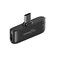 Porodo Blue ClipMic Pro Wireless Microphone USB-C, 2.4GHz, Noise Canceling, 10m Range, Plug &amp; Play Mic