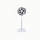 80W Standing Fan with 5 Blades, 3 Speeds, Strong Airflow, Quiet, Energy Saving Design