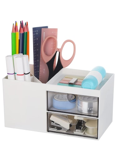 Desk Makeup Organizer with Drawer